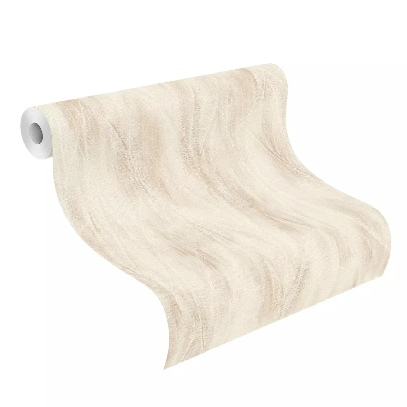 Vliestapete Rasch Blätter Abstrakt Beige Creme 486247