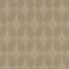 Vliestapete Rasch Blätter 3D braun silber metallic 535822