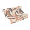 Vliestapete Rasch Blätter Holzoptik Beige Grau Braun 866353