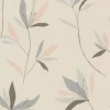 Vliestapete Rasch Blumen Beige Blau 634068
