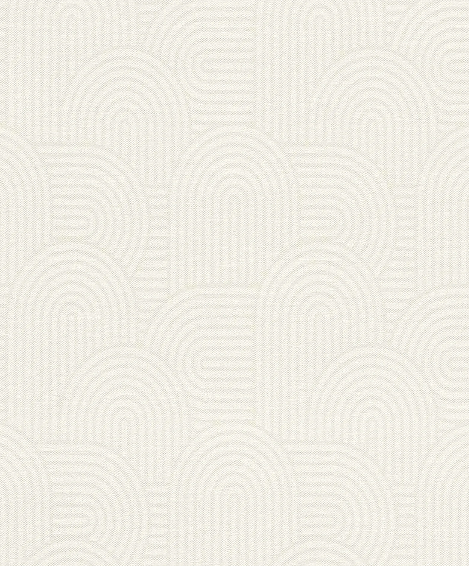 Vliestapete Rasch Bogen Muster Weiß Beige 634136