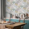 Vliestapete Rasch Dschungel Motiv Weiß Schwarz Bunt 868258
