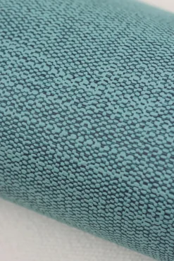 Vliestapete Rasch Einfarbig Textil türkis 700473