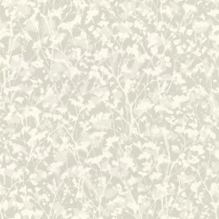 Vliestapete Rasch Floral Blumen Grau Weiß 720761