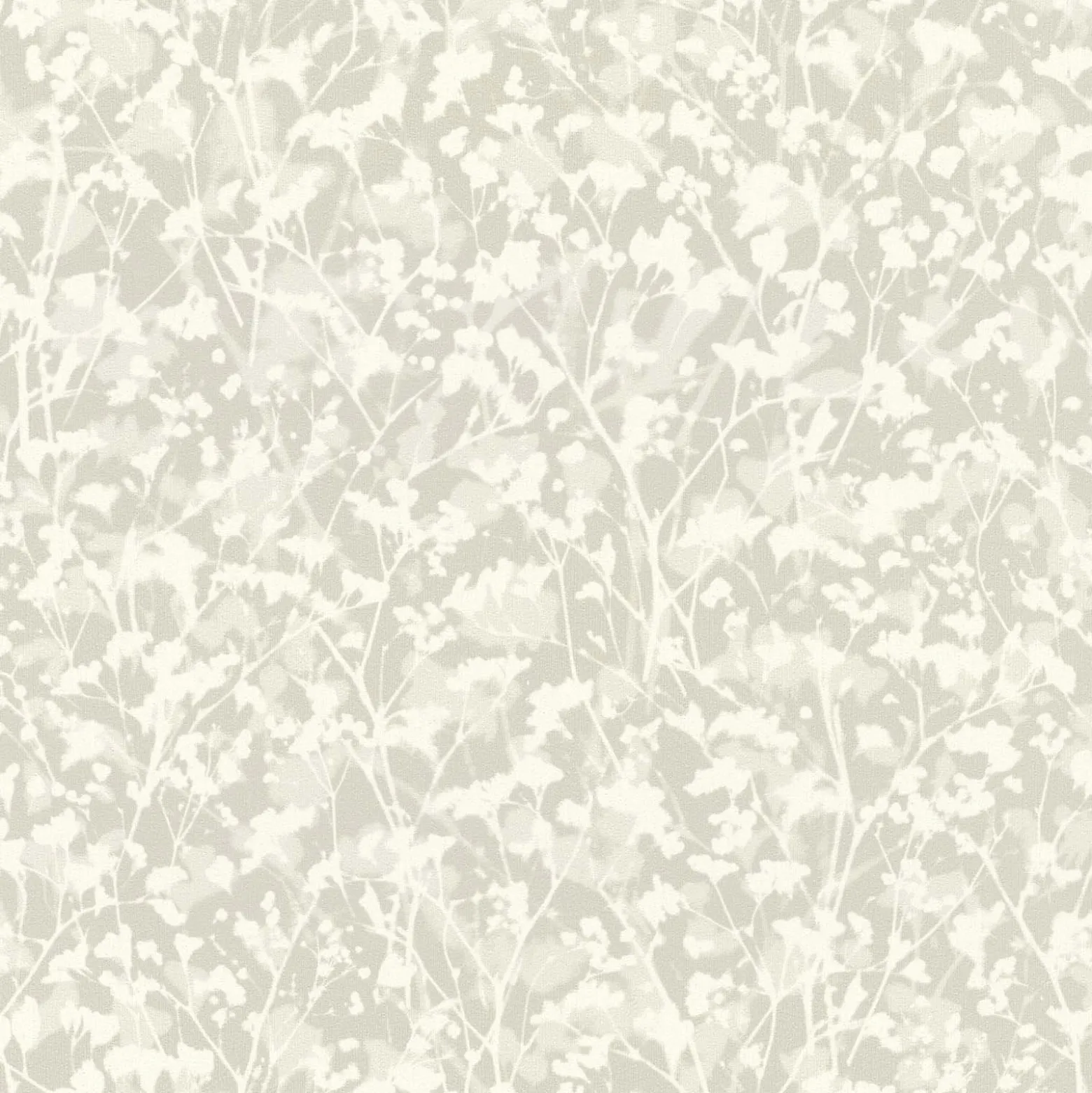 Vliestapete Rasch Floral Blumen Grau Weiß 720761