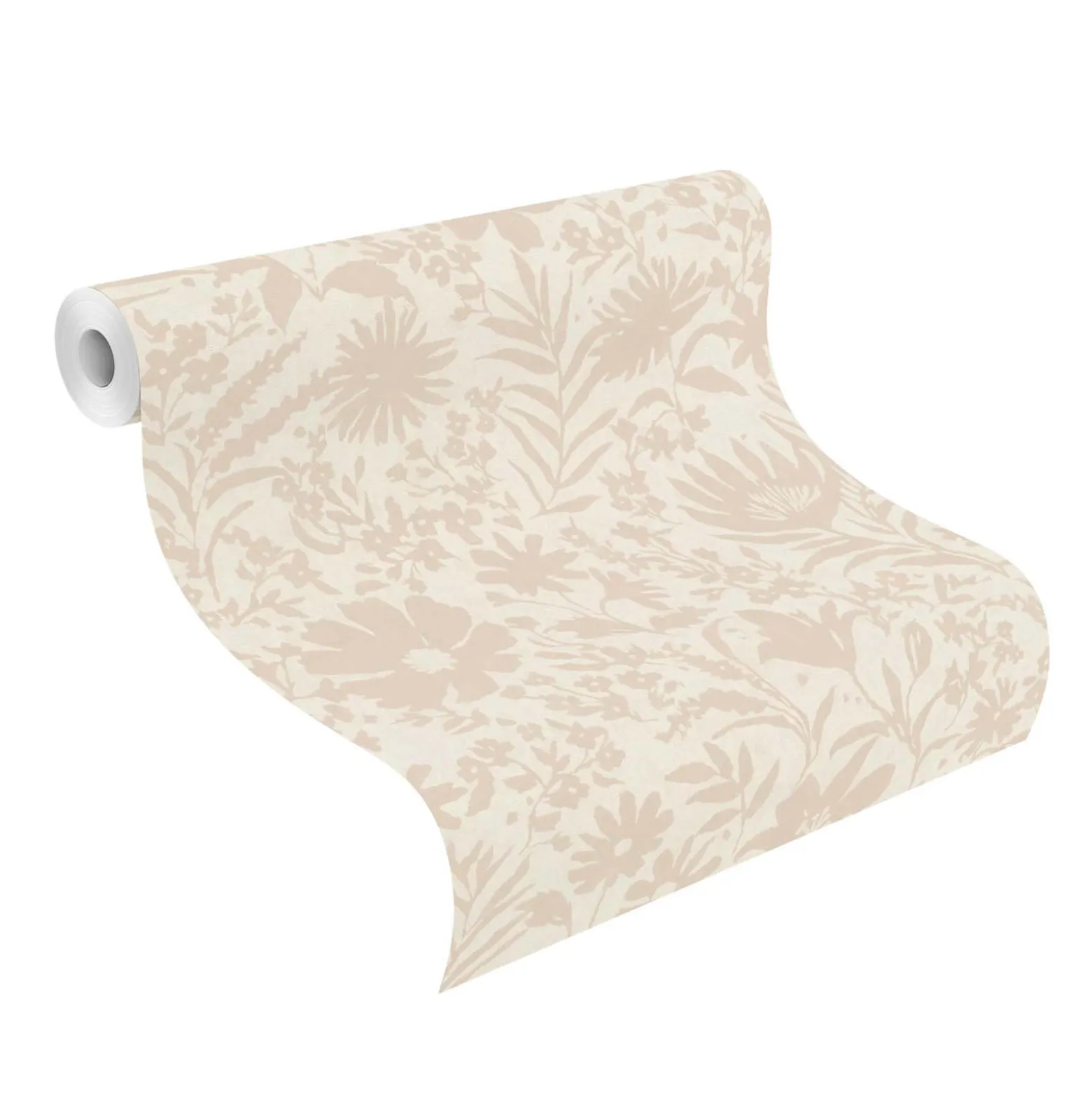 Vliestapete Rasch Floral Blumen Creme Beige 330403