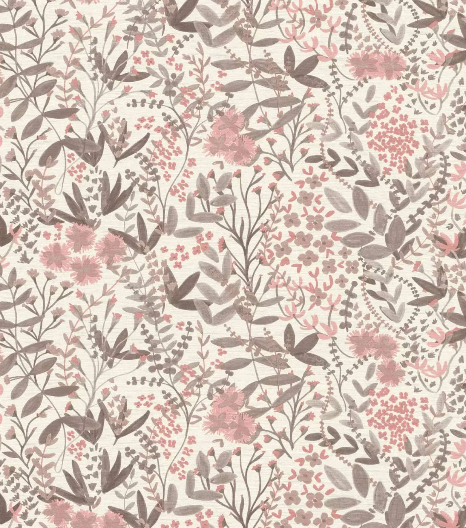 Vliestapete Rasch Floral Creme Braun Rosa 580761