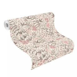 Vliestapete Rasch Floral Creme Braun Rosa 580761