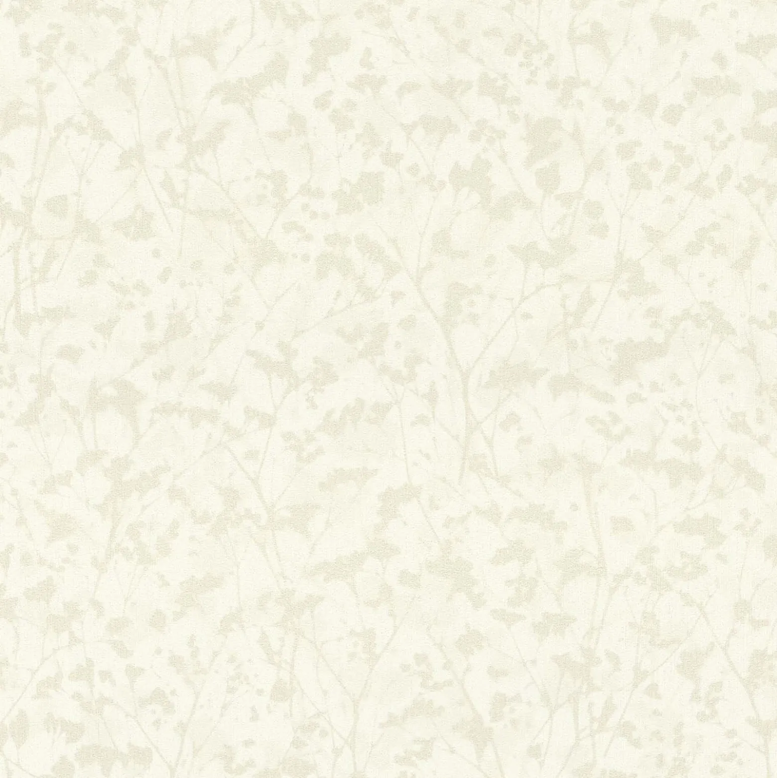 Vliestapete Rasch Floral Weiß Creme Metallic 720730
