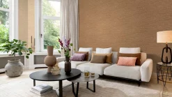 Vliestapete Rasch Grafik Beige Braun Metallic 720648