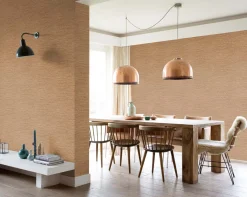 Vliestapete Rasch Grafik Beige Braun Metallic 720648