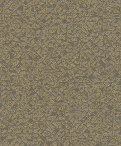 Vliestapete Rasch Grafik Rauten gold grau 704365