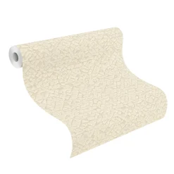 Vliestapete Rasch Grafik Rauten creme 704334