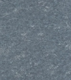 Vliestapete Rasch Grafisch Gitter dunkelblau silber 554366