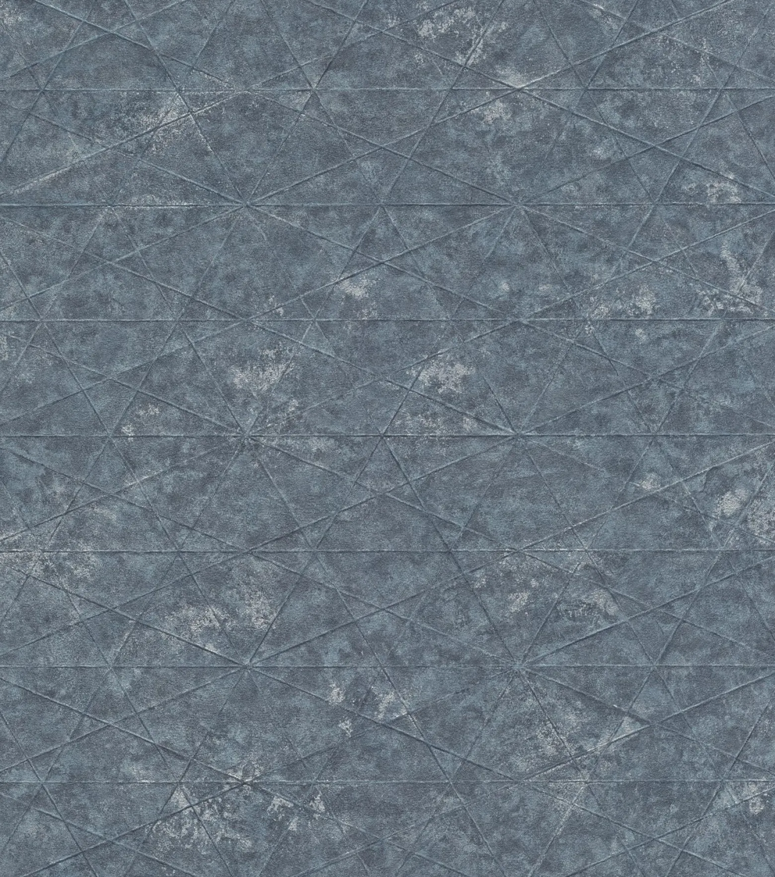 Vliestapete Rasch Grafisch Gitter dunkelblau silber 554366