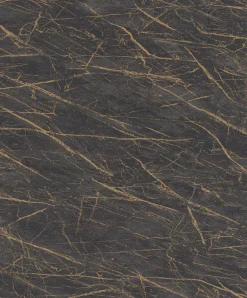Vliestapete Rasch Marmor schwarz gold metallic 428964
