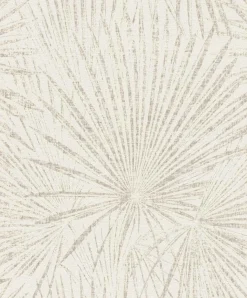 Vliestapete Rasch Palmblätter Weiß Beige 555721 Lirico