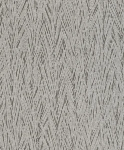 Vliestapete Rasch Palmen-Blätter silber Glanz 554144