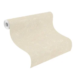 Vliestapete Rasch Putz Optik Creme Metallic 315110