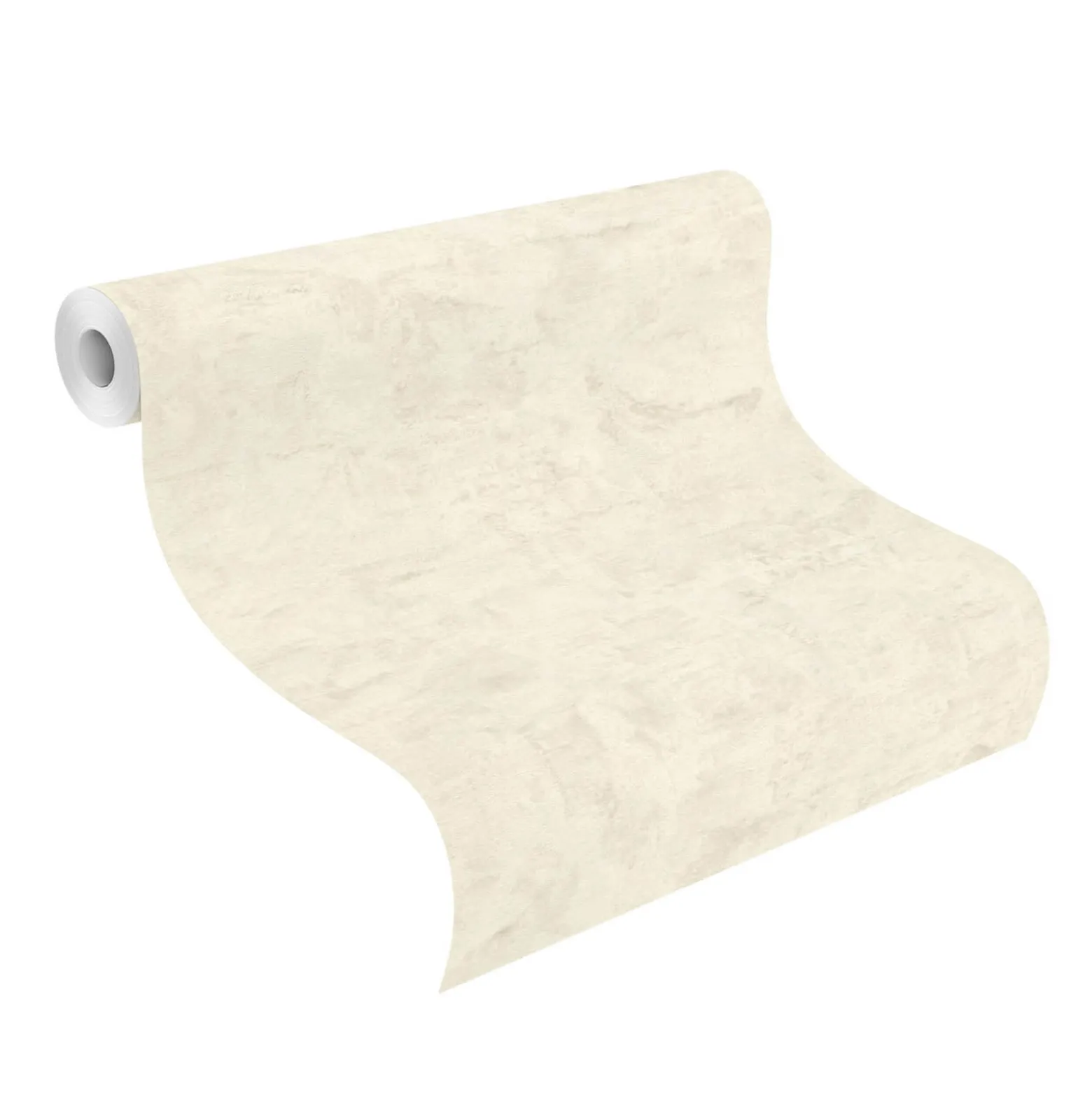 Vliestapete Rasch Putz Optik Creme Grau Metallic 499759
