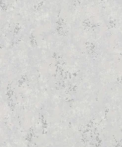 Vliestapete Rasch Putz Optik Grau Silber 315745
