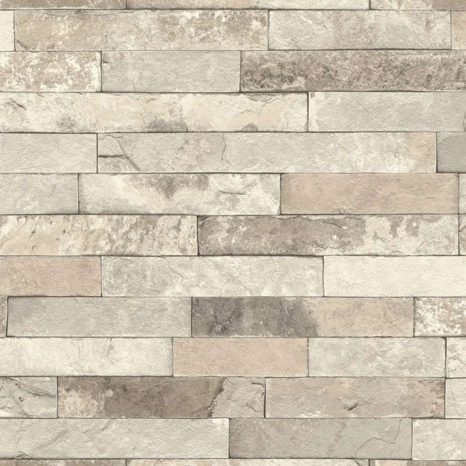 Vliestapete Rasch Stein-Optik Ziegelstein 3D beige 475159