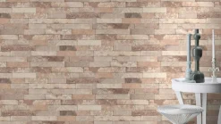Vliestapete Rasch Stein-Optik Ziegelstein 3D beige 475159