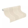 Vliestapete Rasch Streifen Struktur Beige Creme 463910