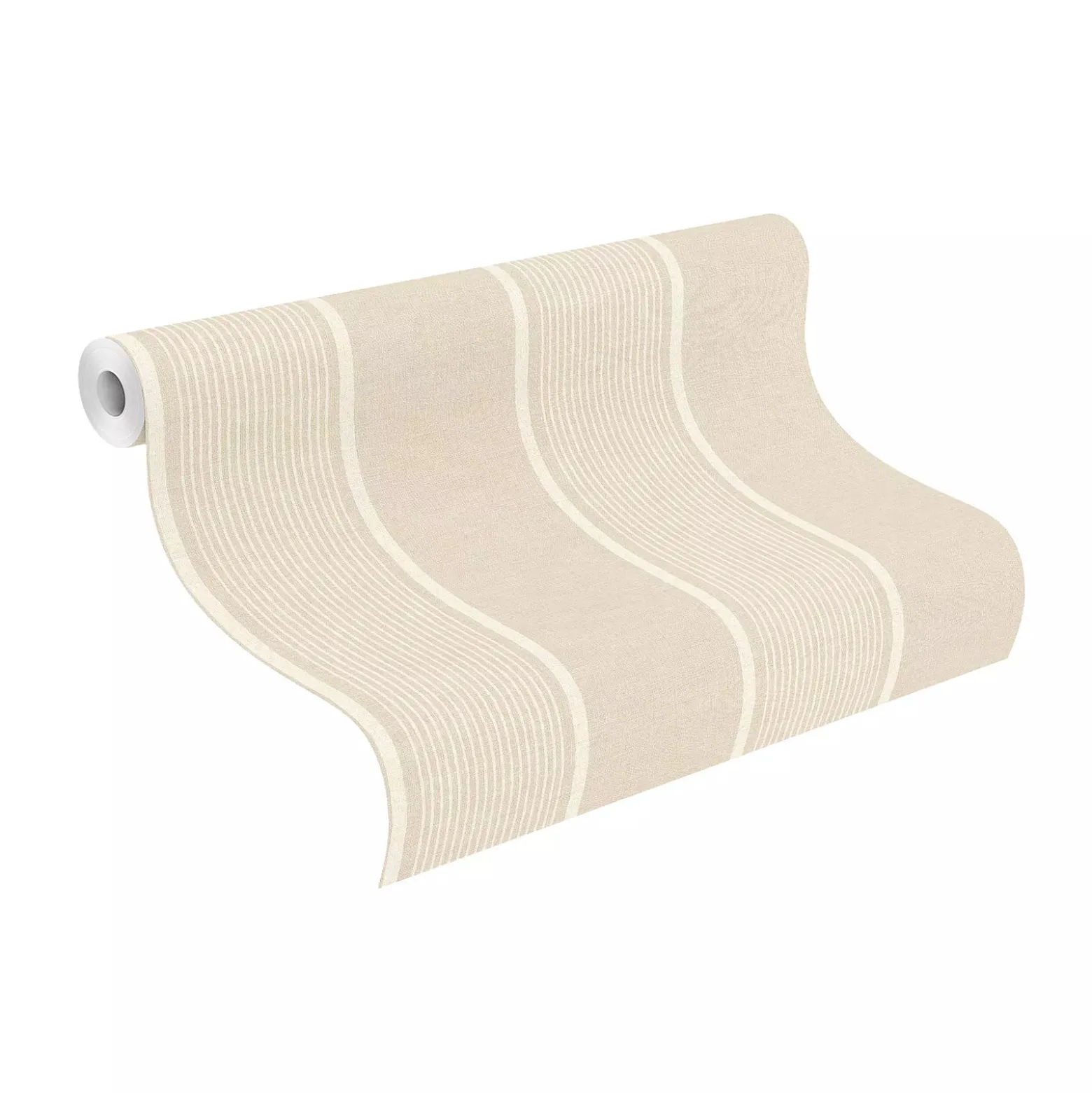 Vliestapete Rasch Streifen Struktur Beige Creme 463910
