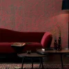 Vliestapete Rasch Textil Grafik Faden dunkelgrau 072098