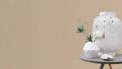 Vliestapete Rasch Textil Optik Uni Beige 633689