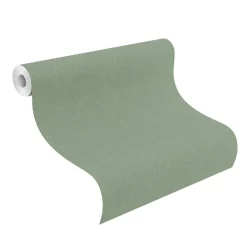 Vliestapete Rasch Textil Optik Grün 633191