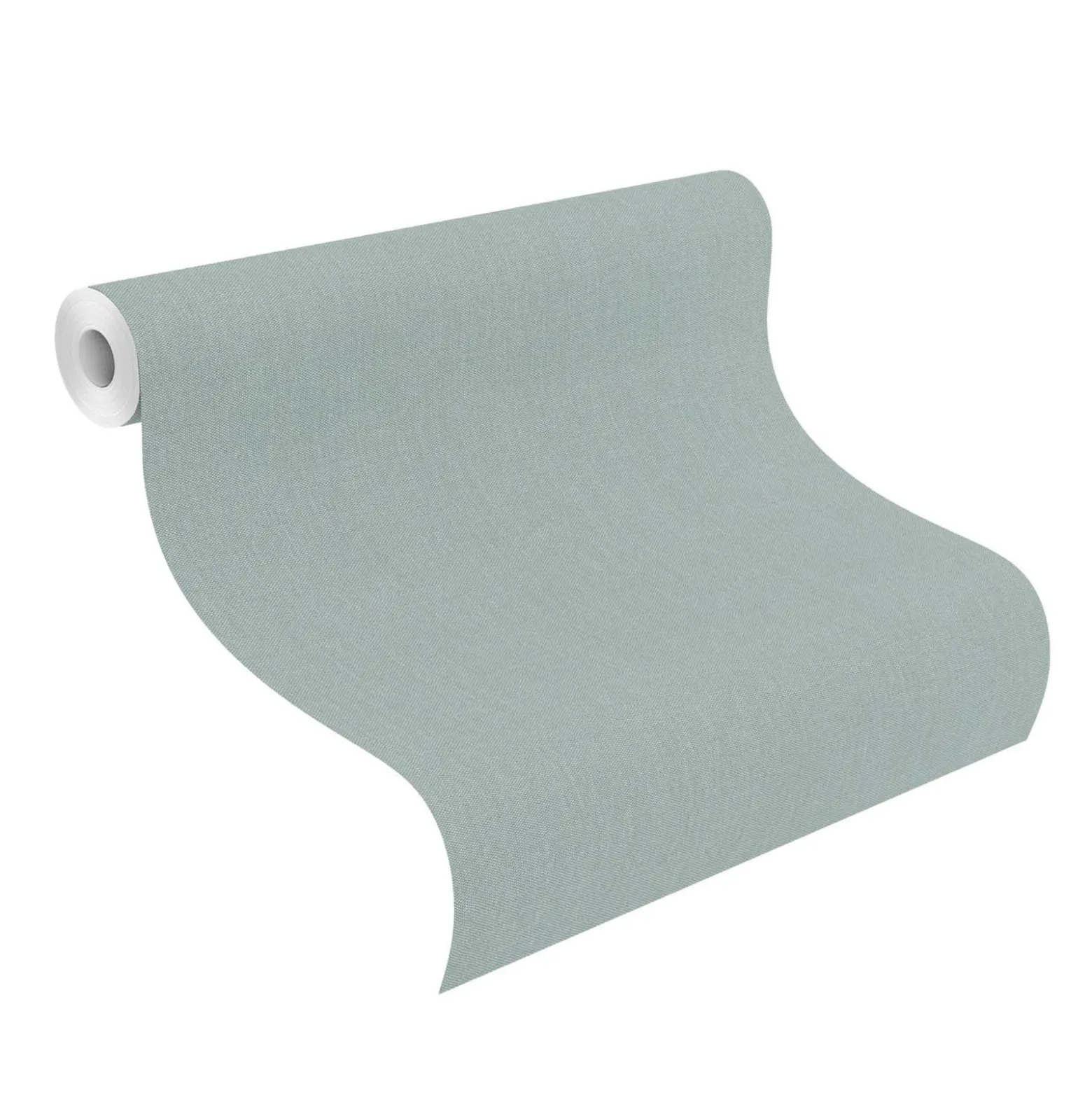 Vliestapete Rasch Textil Optik Uni Türkis 633665