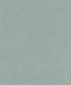 Vliestapete Rasch Textil Optik Uni Türkis 633665