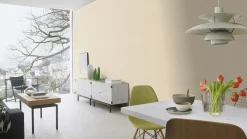 Vliestapete Rasch Textil Optik Uni Beige 633788