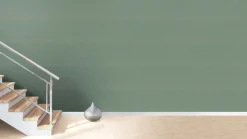 Vliestapete 537666 Rasch Uni Linien Grün Grau