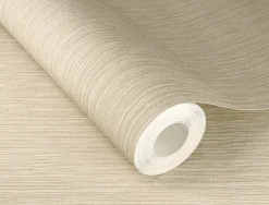 Vliestapete 537635 Rasch Uni Linien Beige