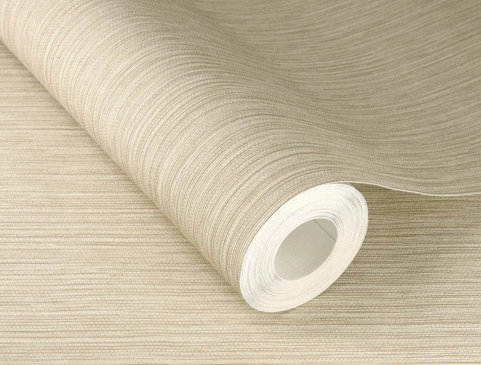 Vliestapete 537635 Rasch Uni Linien Beige