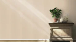 Vliestapete 537635 Rasch Uni Linien Beige