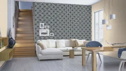 Vliestapete Rasch Uni Meliert beige 408133