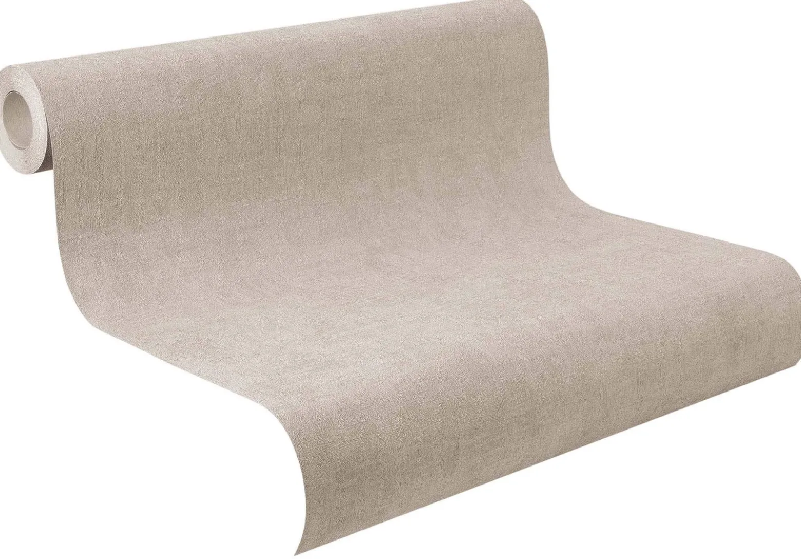 Vliestapete Rasch Uni Struktur taupe 489934
