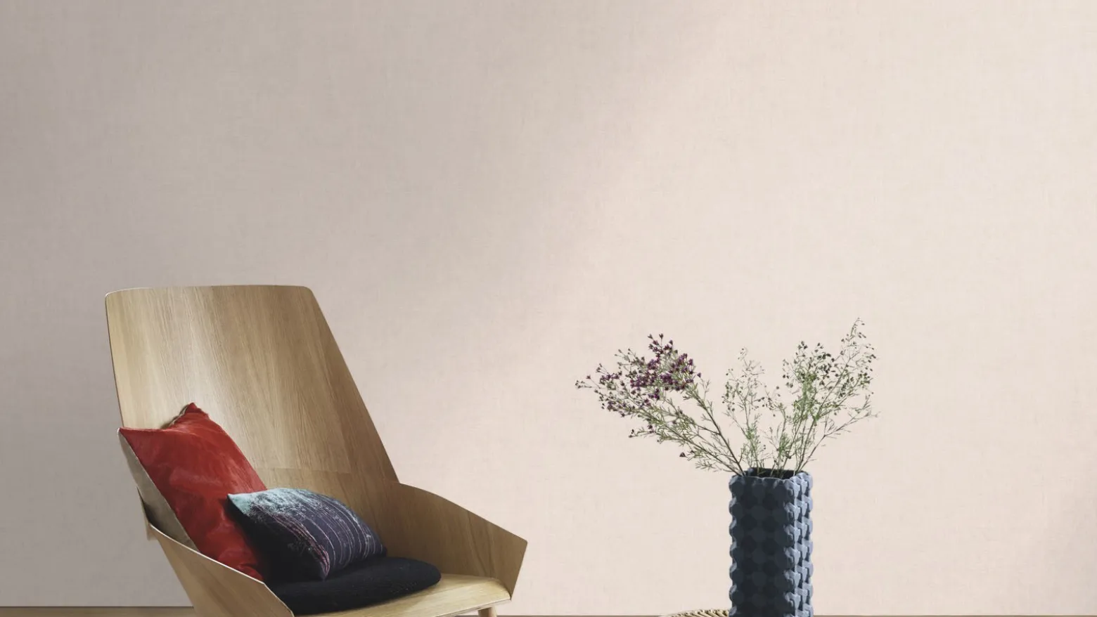 Vliestapete Rasch Uni Struktur graubeige 489828