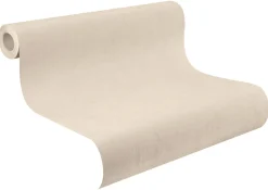 Vliestapete Rasch Uni Struktur beige 489811