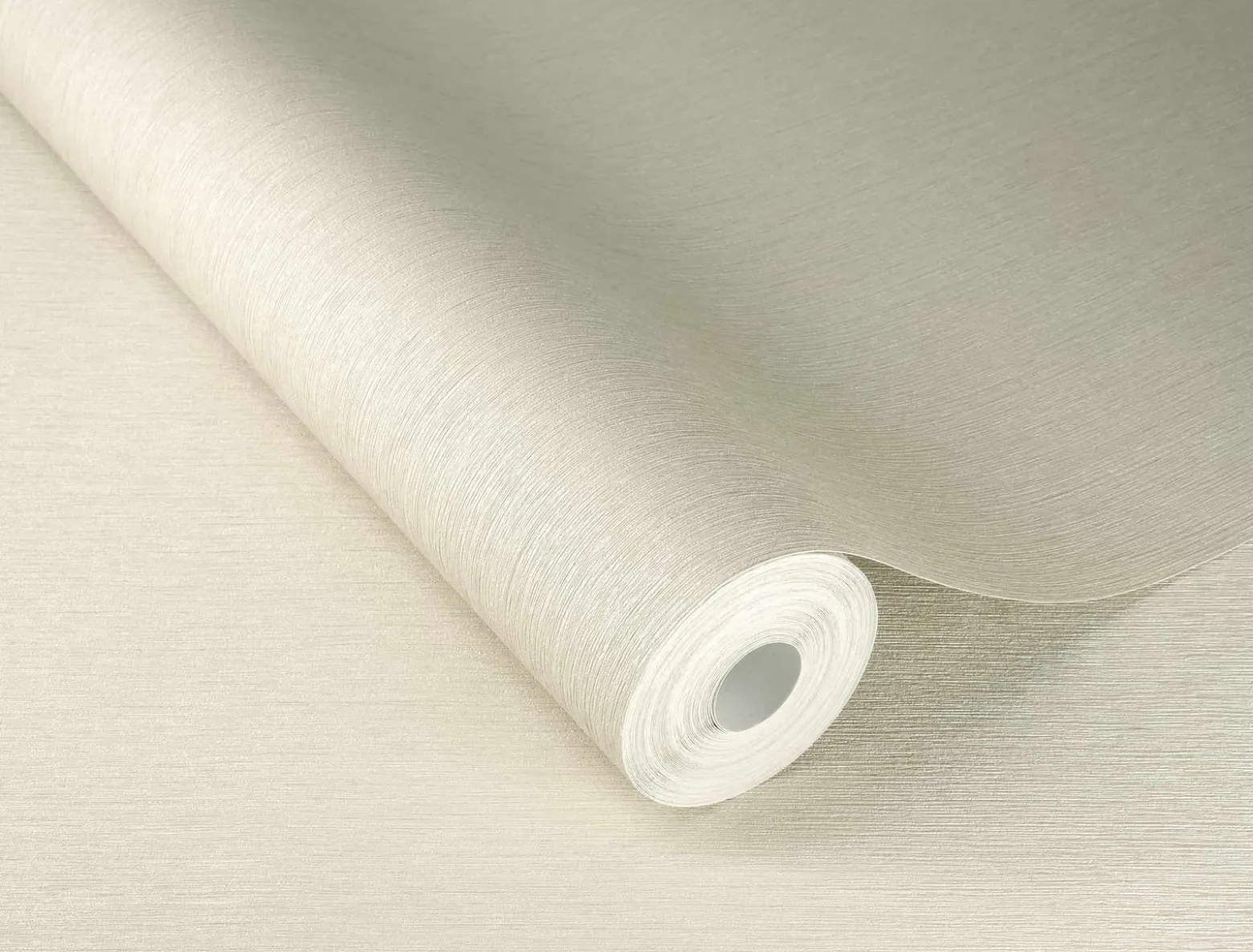 Vliestapete Rasch Uni Struktur Beige Creme Metallic 608656