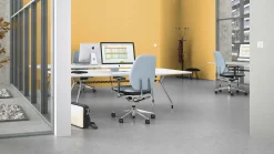Vliestapete Rasch Uni Struktur Gelb 312195