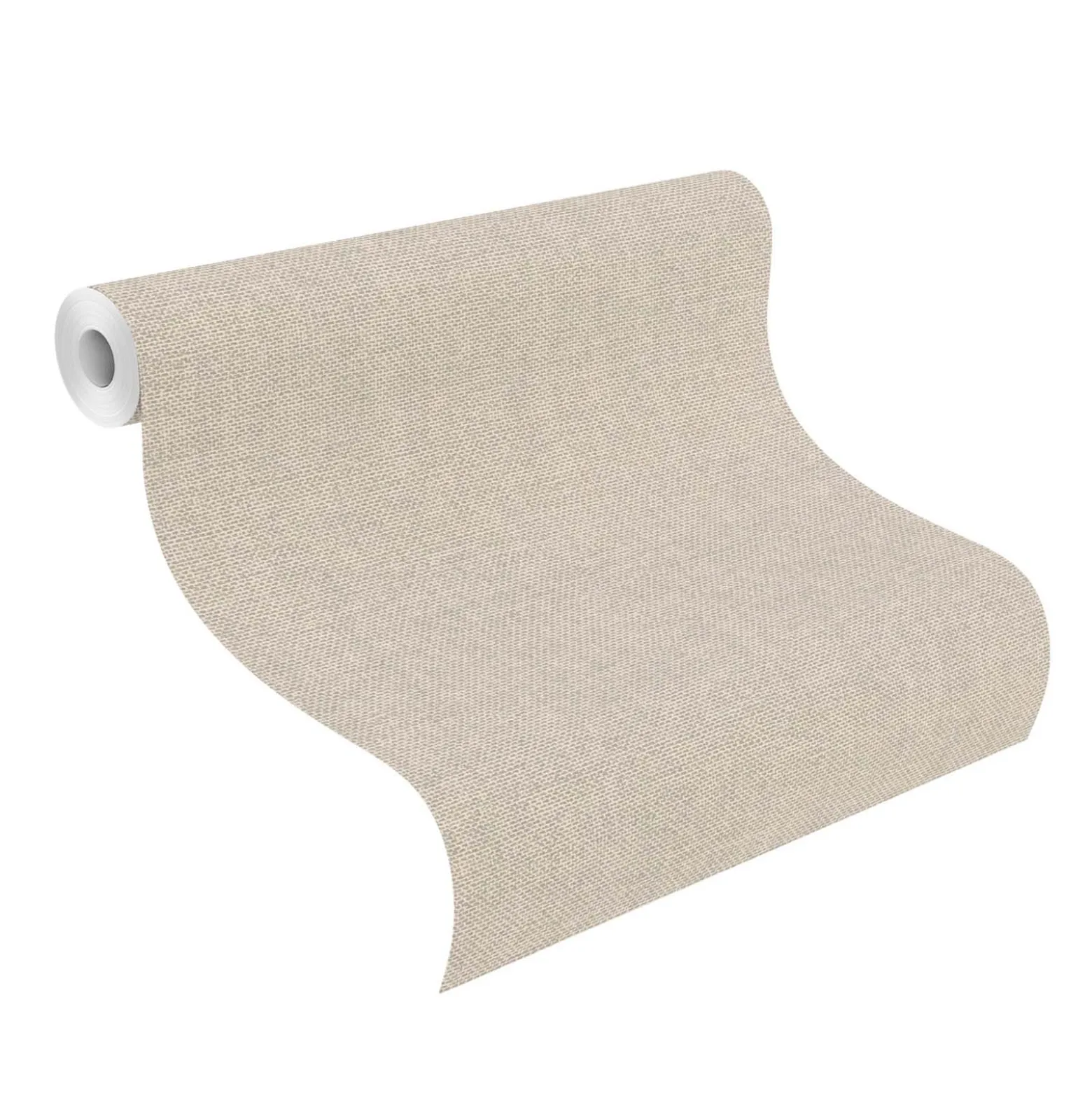 Vliestapete Rasch Uni Struktur Beige Grau 312164