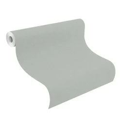 Vliestapete Rasch Uni Textiloptik Struktur Grau 452051