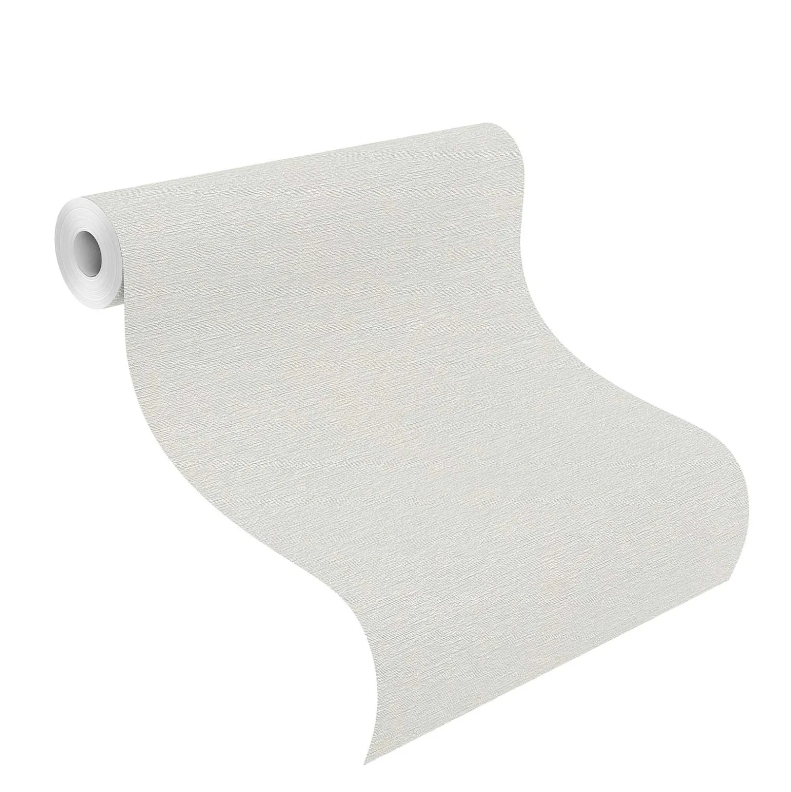 Vliestapete Rasch Uni Textil hellgrau 804539
