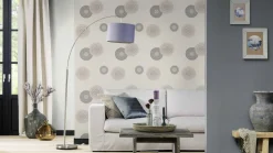 Vliestapete Rasch Uni Textil dunkelgrau 804522
