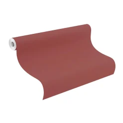 Vliestapete Rasch Uni Textil Optik Struktur Rot 688061